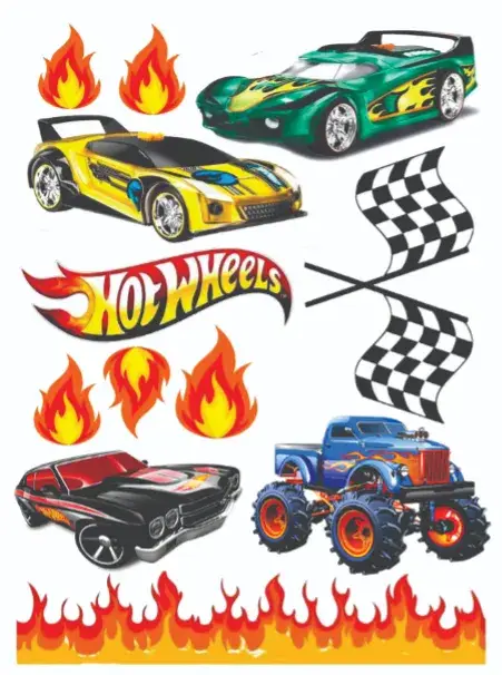 Hot Wheels invitation