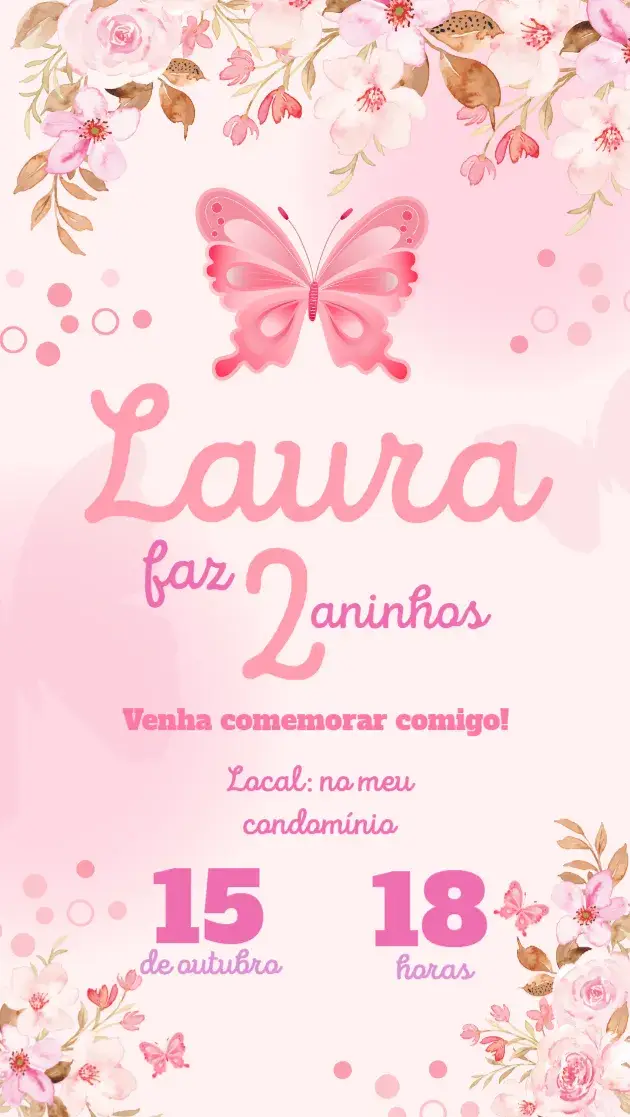 Convite Jardim encantado