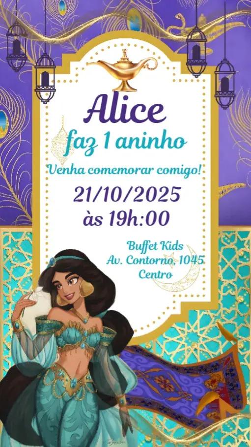 Convite Jasmine