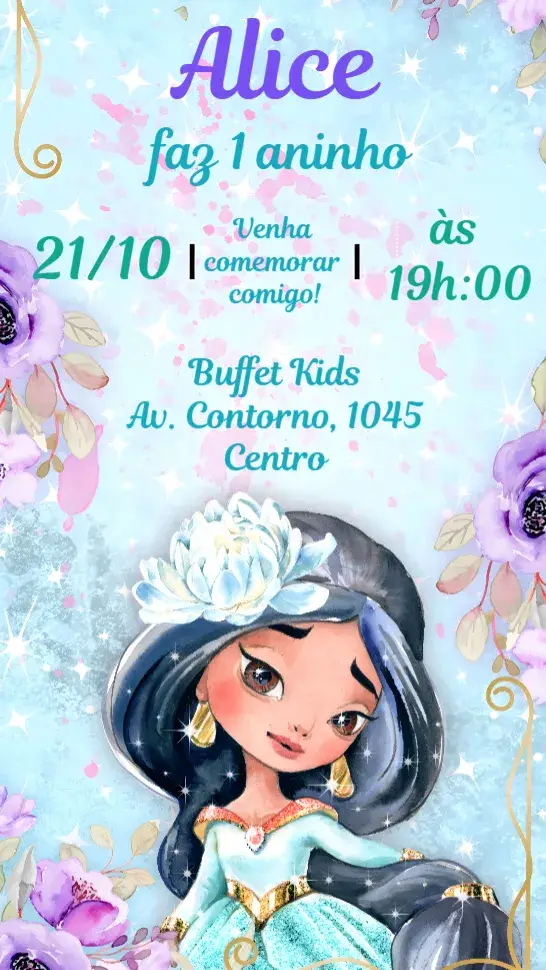Convite Jasmine