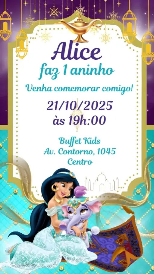 Convite Jasmine