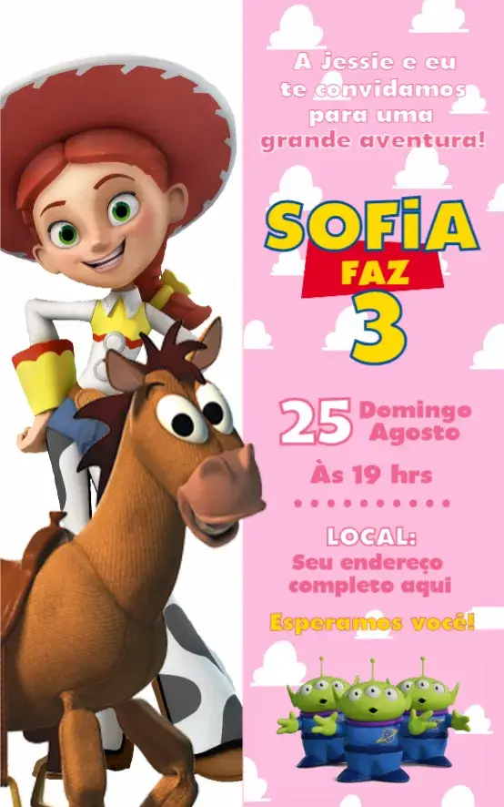 Convite Jessie 2
