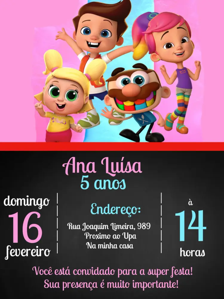 Convite José Comilão Menina