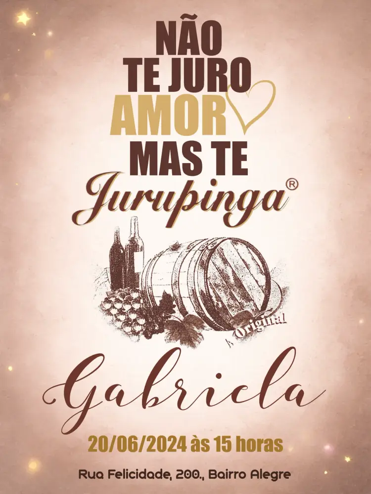 Convite Jurupinga Boteco