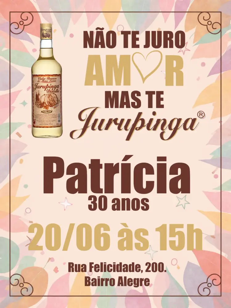 Convite Jurupinga Masculino
