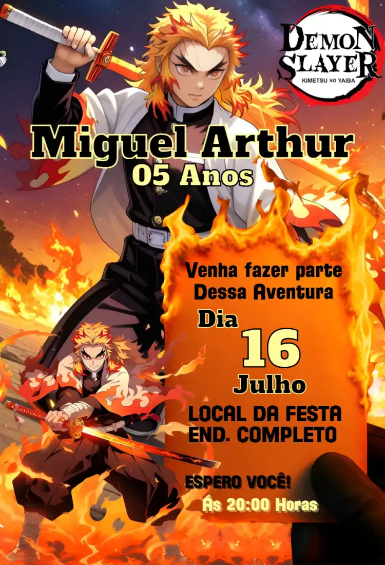 Kyojuro Rengoku Demon Slayer