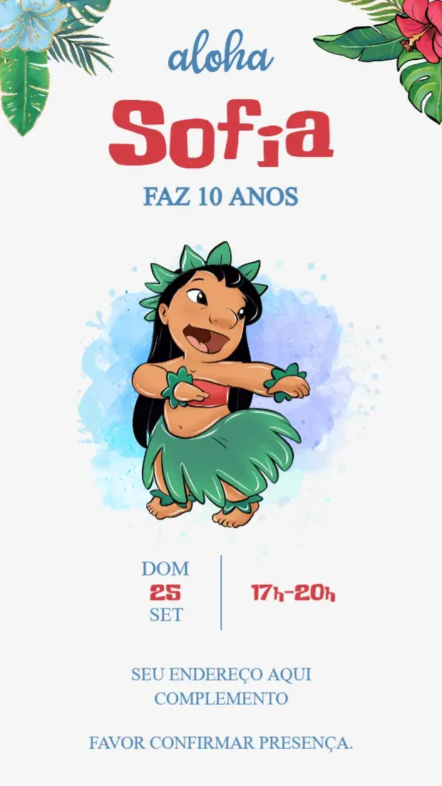 Convite Lilo
