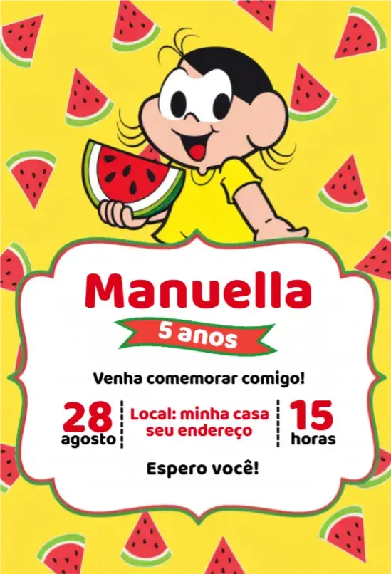 Invite Magali 8 editable and customizable