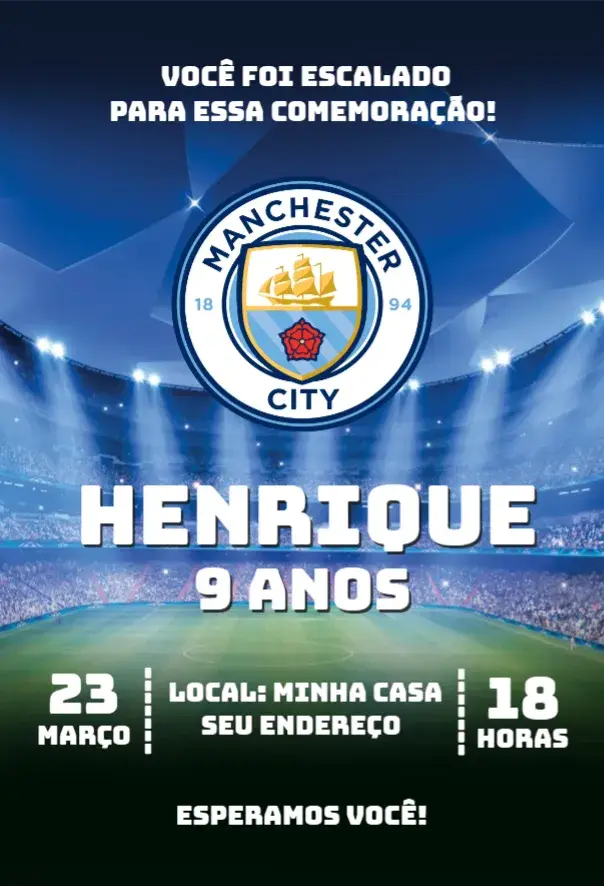 Convite Manchester City 1