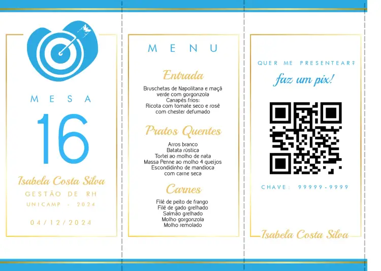 Convite Menu Triângulo Formatura Marketing Triangulo – tema Formatura moderno, minimalista, triangular, elegante, colorido