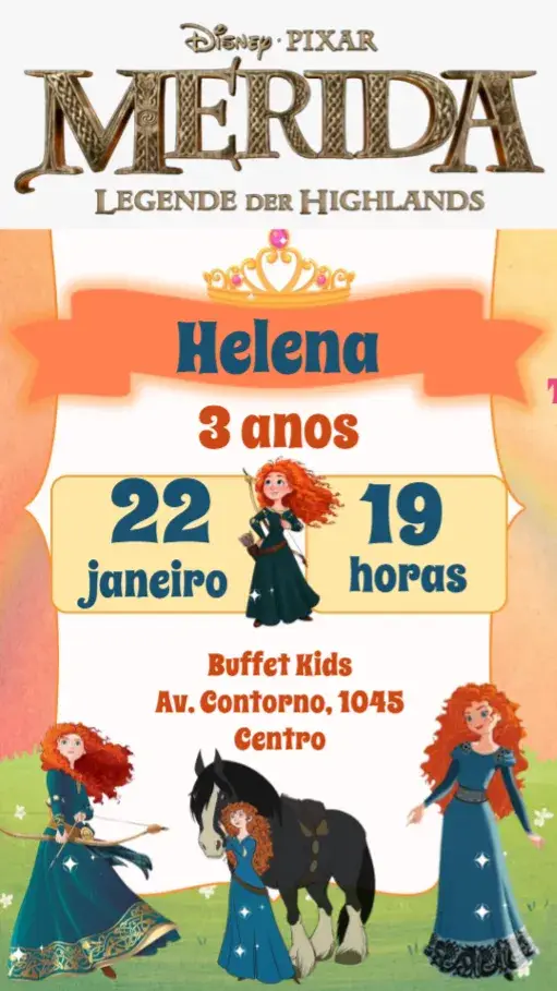 Convite Merida