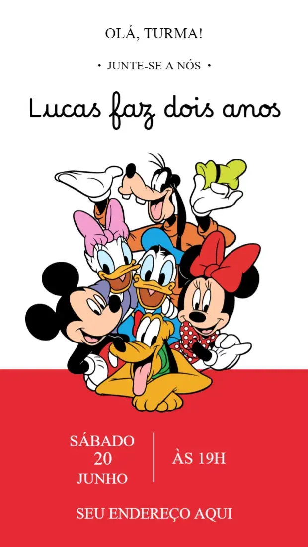 Convite Mickey