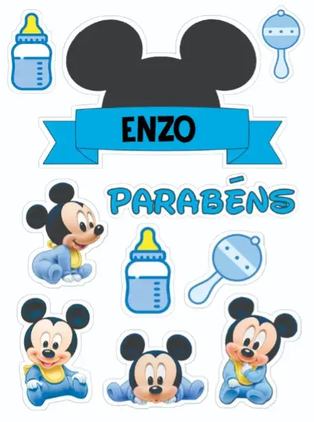 Mickey Baby invitation