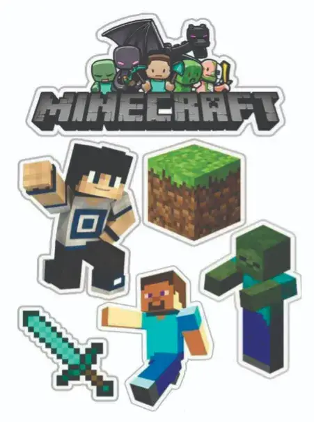 Invitación Minecraft editable y personalizable