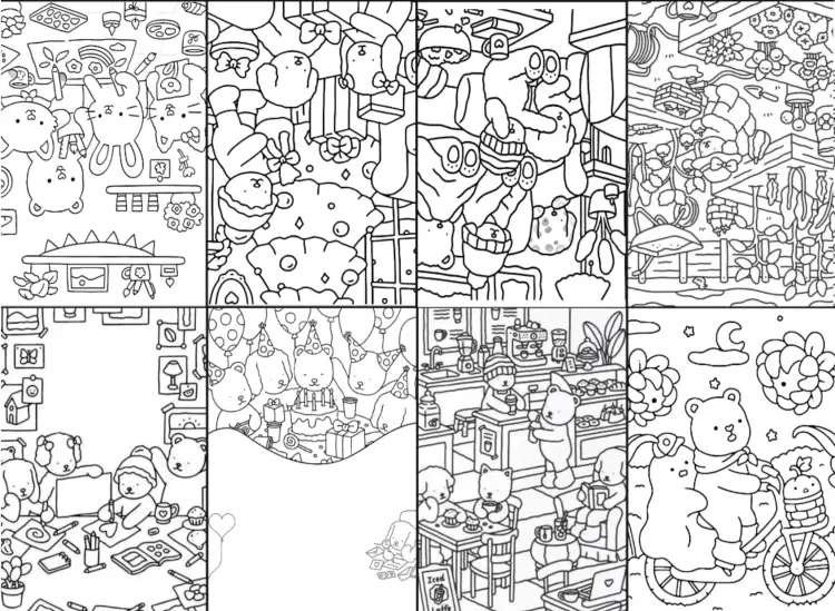 Convite Mini Livro De Colorir Bobbie Goods Personalizado – tema Aniversário Infantil colorido, divertido, infantil, lúdico, personalizado