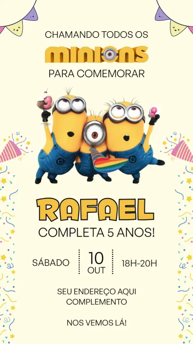 Convite Minions
