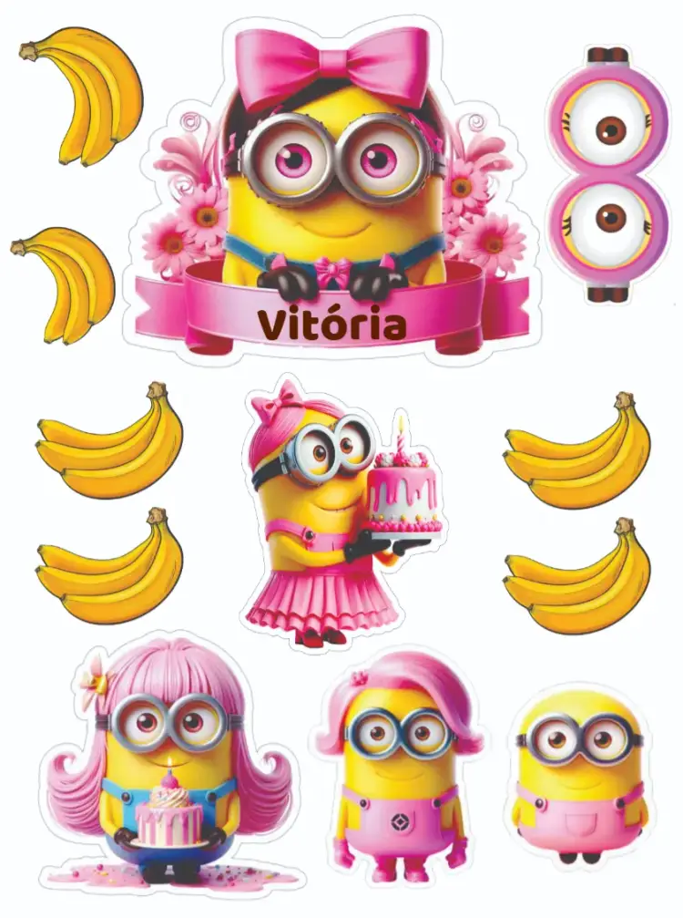 Minion Girl invitation