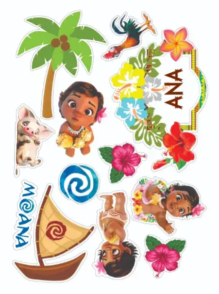 Moana Baby invitation