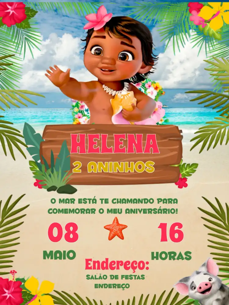 Moana Baby Verde