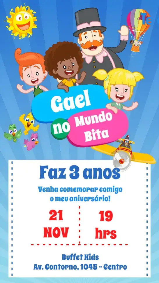 Convite Mundo Bita