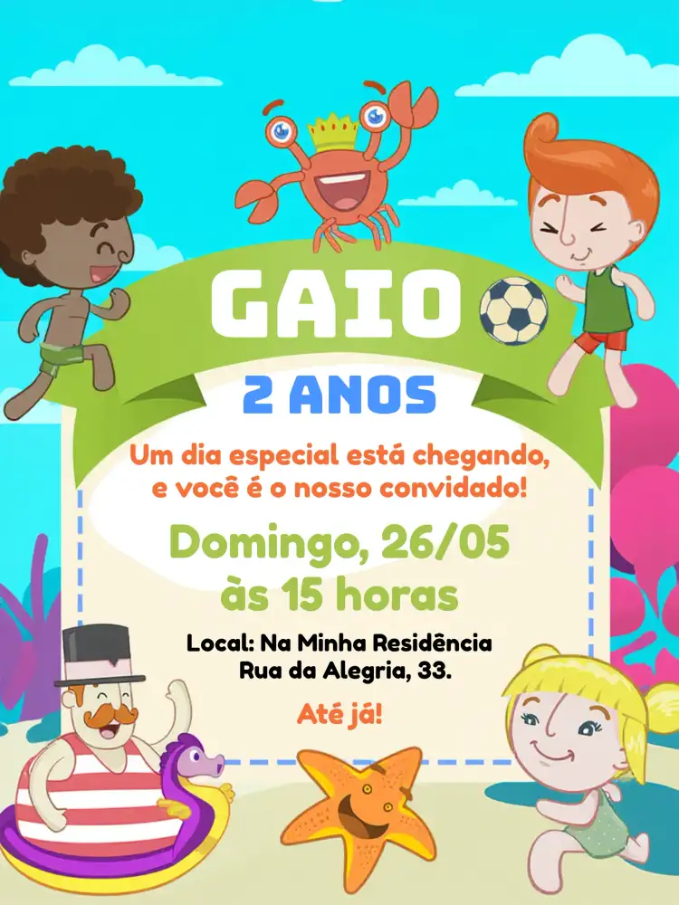 Mundo Bita Fundo Do Mar Infantil