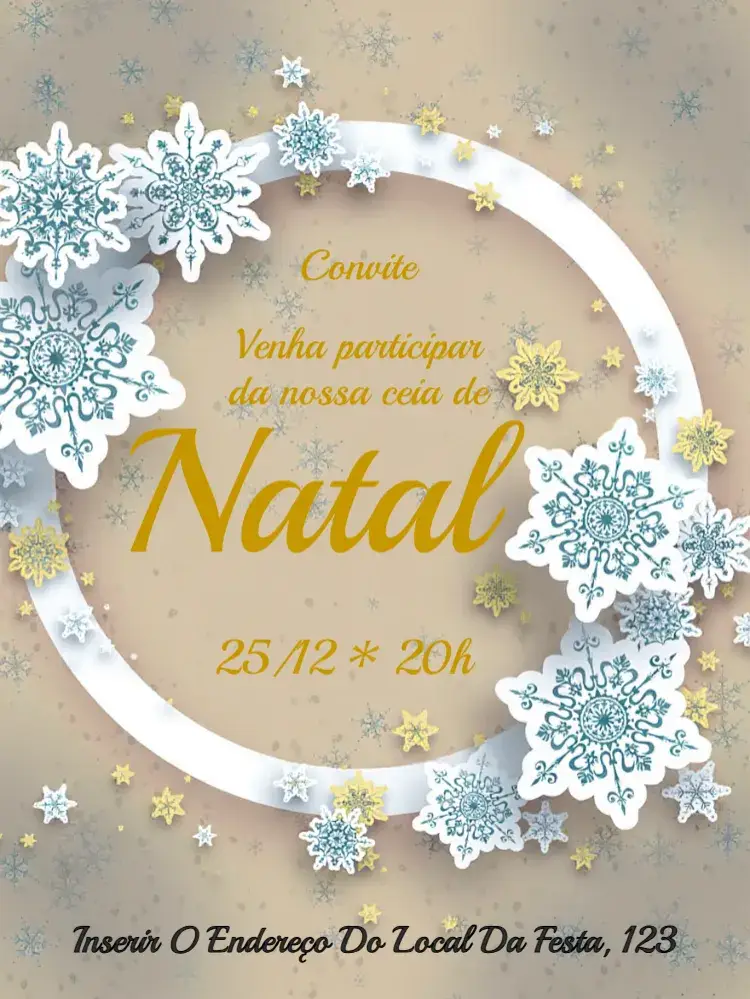 Convite Natal Família