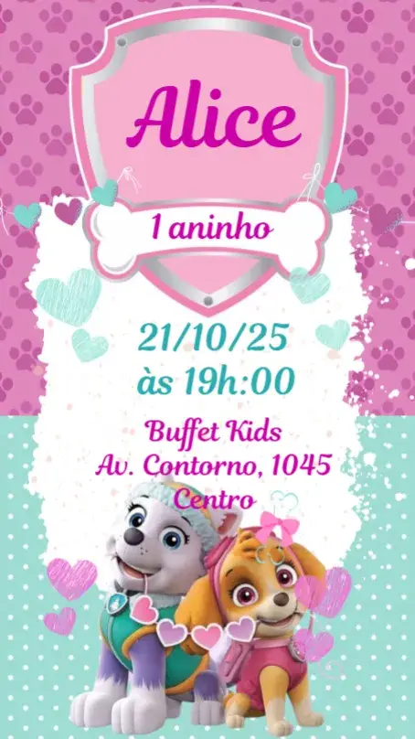 Convite Patrulha Canina