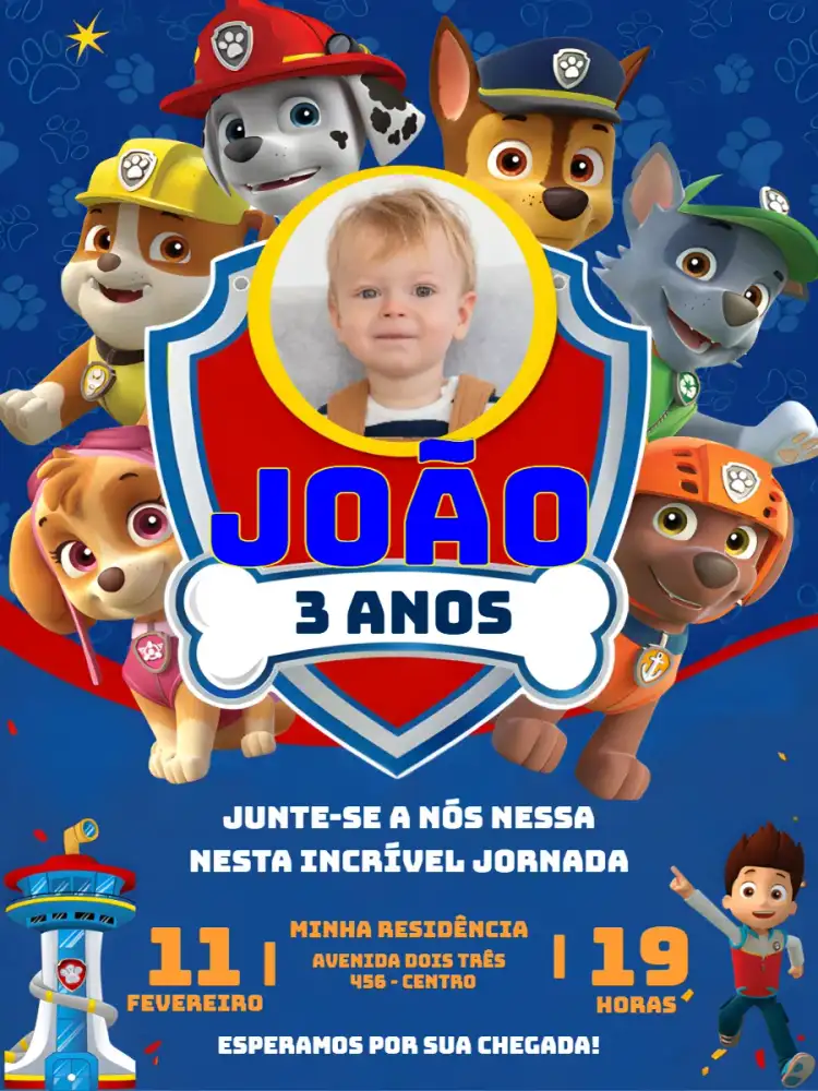 Patrulha Canina Com Foto Patrol