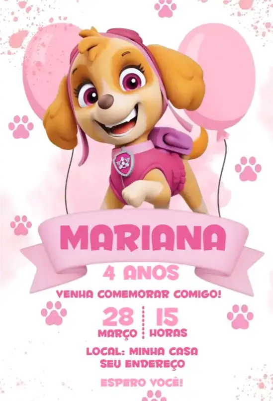 Patrulha Canina Menina 4