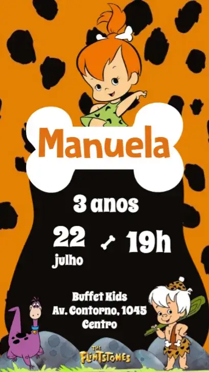 Invitación Pedrita – tema Cumpleaños Infantil colorido, lúdico, divertido, moderno, infantil