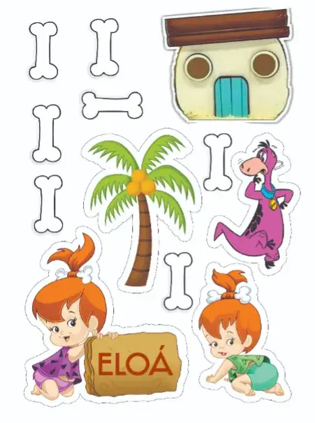 Invitación Pedrita – tema Topper de torta colorido, divertido, infantil, lúdico, moderno