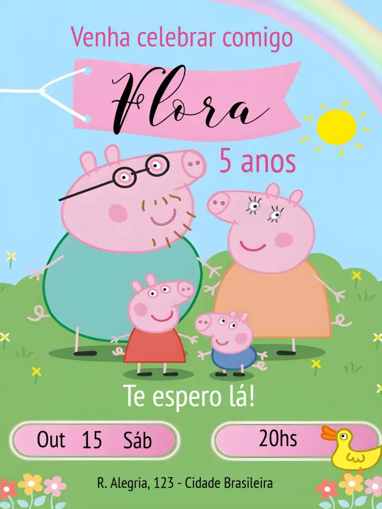 Peppa Pig Colorido