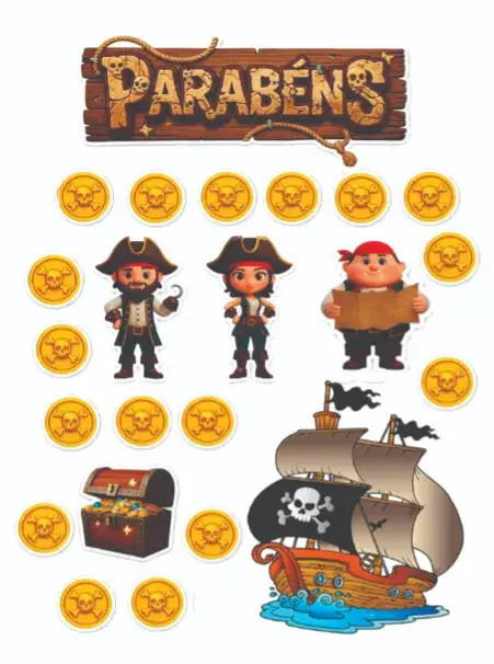Pirate invitation