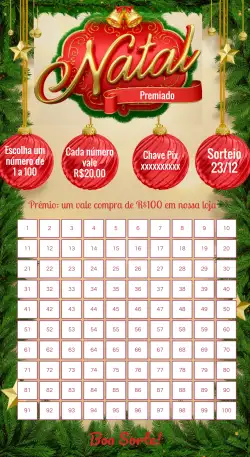 Pix Premiado Natal Rifa