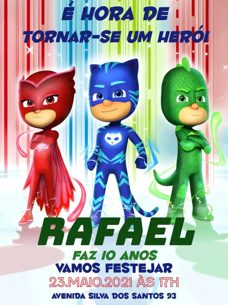 Pj Masks Vermelho