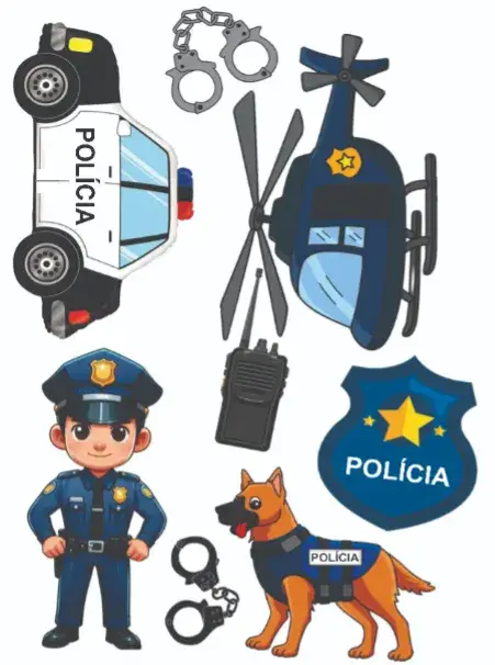 Police Boy invitation