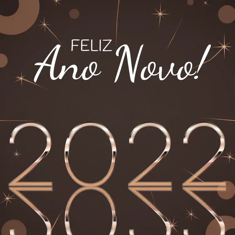 Convite Post De Ano Novo 2022 – tema Datas Comemorativas marrom, moderno, elegante, minimalista, festivo, aconchegante