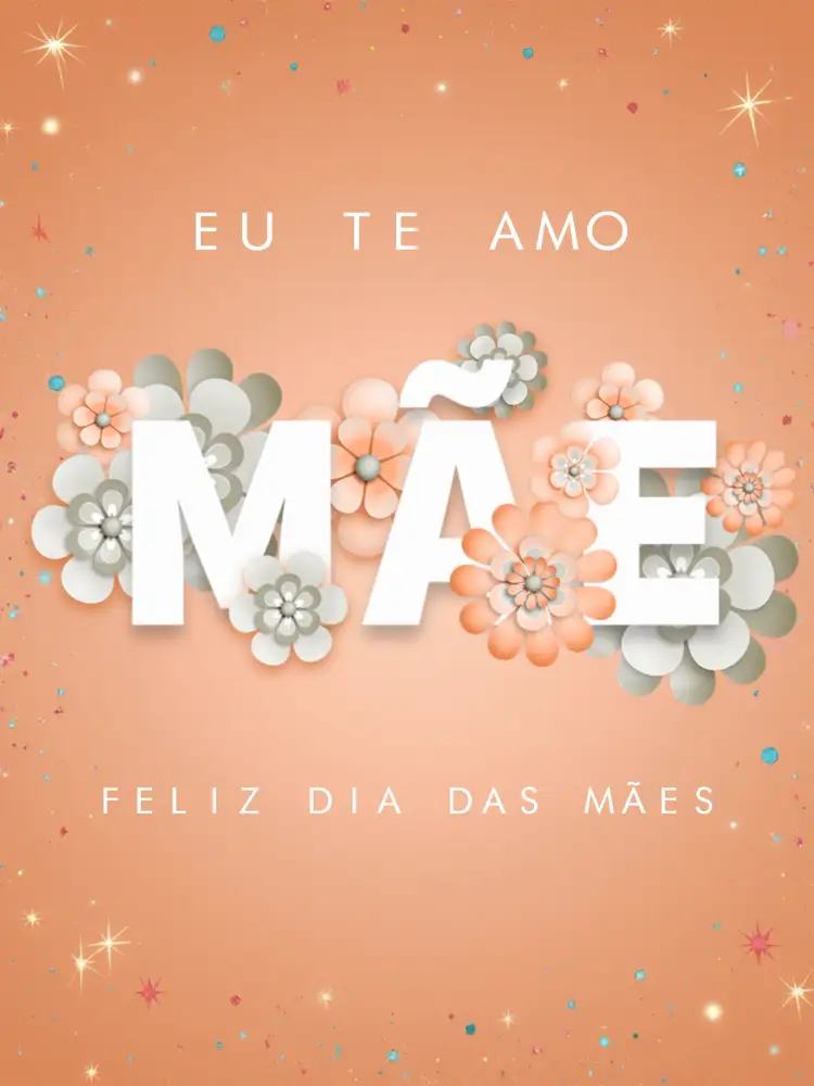 Convite Post De Dia Das Mães Amor – tema Mais pesquisados delicado, pastel, floral, moderno, acolhedor