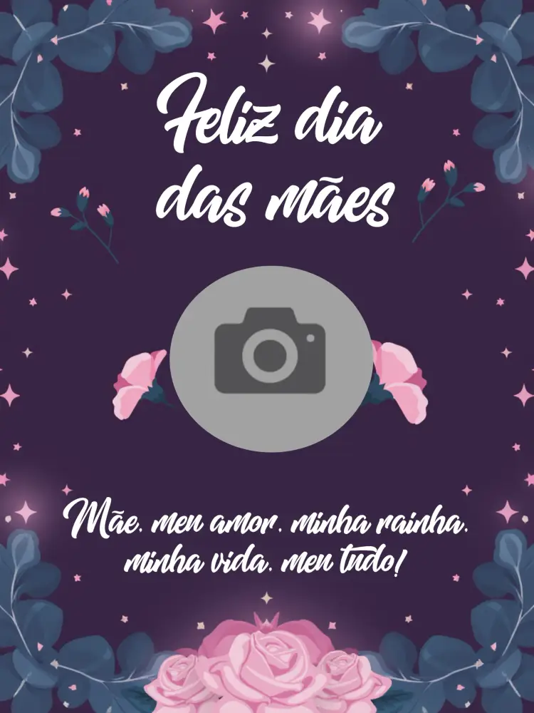 Convite Post De Dia Das Mães Com Foto Cartão