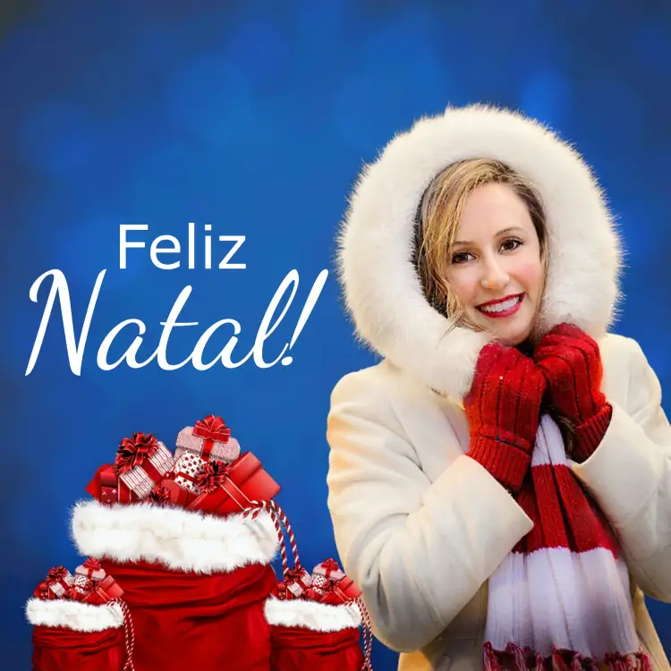 Convite Post De Natal Vermelho