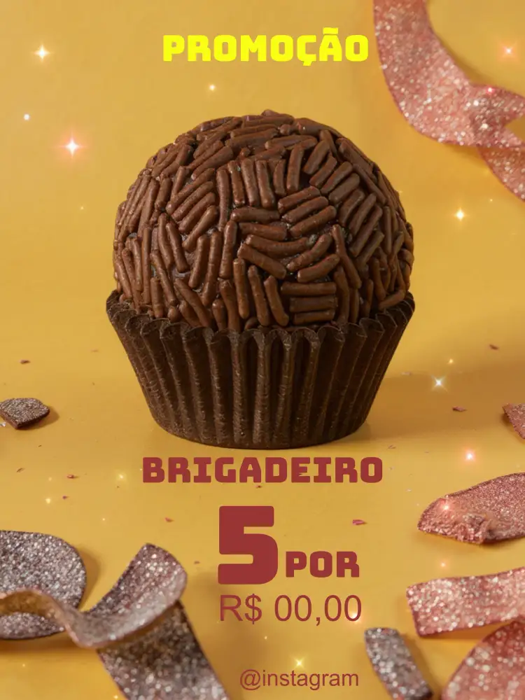 Convite Post De Promoção Kit Festa Brigadeiro – tema Mais pesquisados modernos, divertidos, coloridos, doce, festivo, alegre