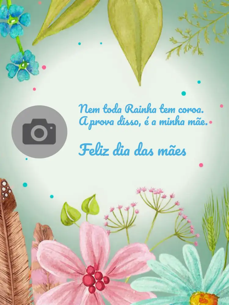 Convite Post Dia Das Mães Com Foto Coração – tema Datas Comemorativas rosa, delicado, moderno, amoroso, sustentável