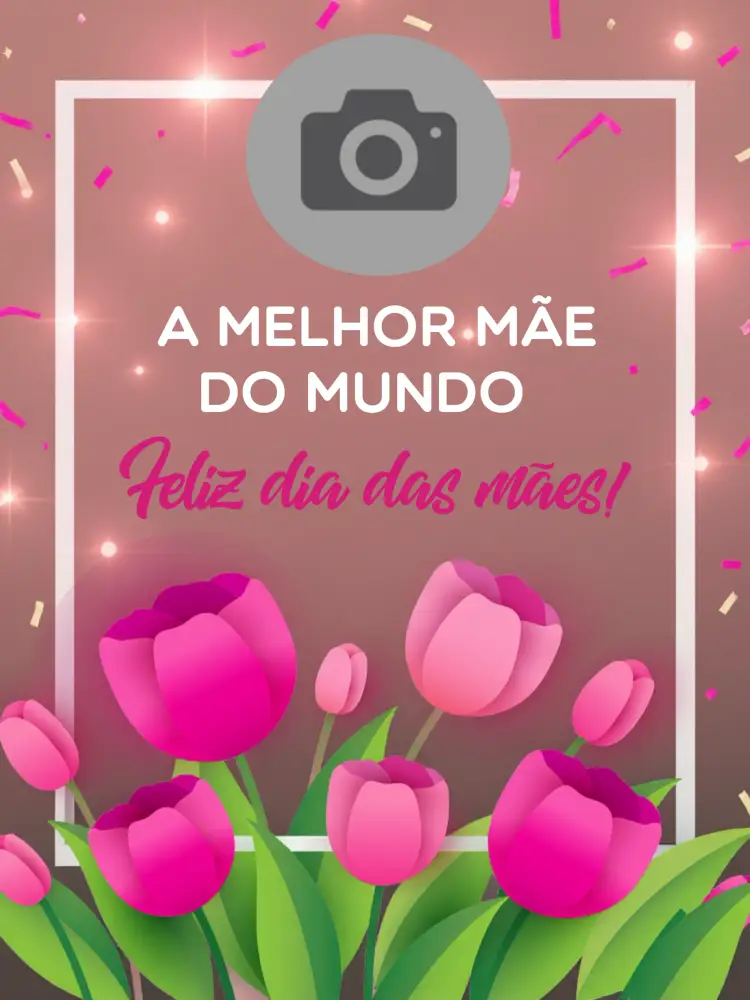 Convite Post Dia Das Mães Com Foto Coração