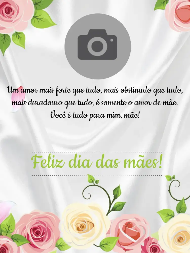 Convite Post Dia Das Mães Com Foto Presente