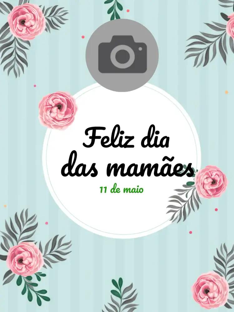 Convite Post Dia Das Mães Com Foto Presente – tema Datas Comemorativas rosa, coração, minimalista, floral, moderno, romântico