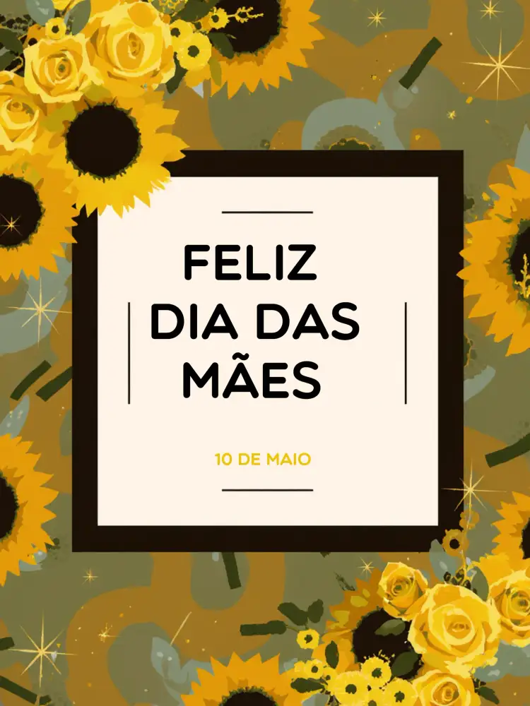 Convite Post Dia Das Mães Coração – tema Datas Comemorativas rosa, delicado, amoroso, floral, moderno