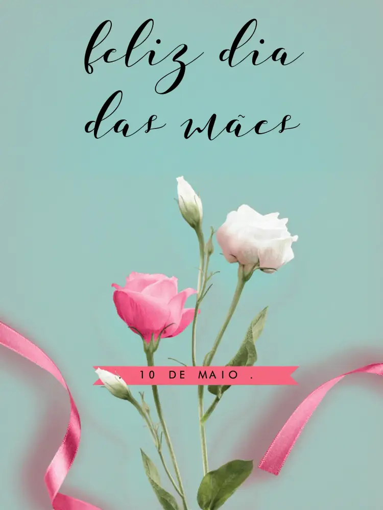 Convite Post Dia Das Mães Rosa