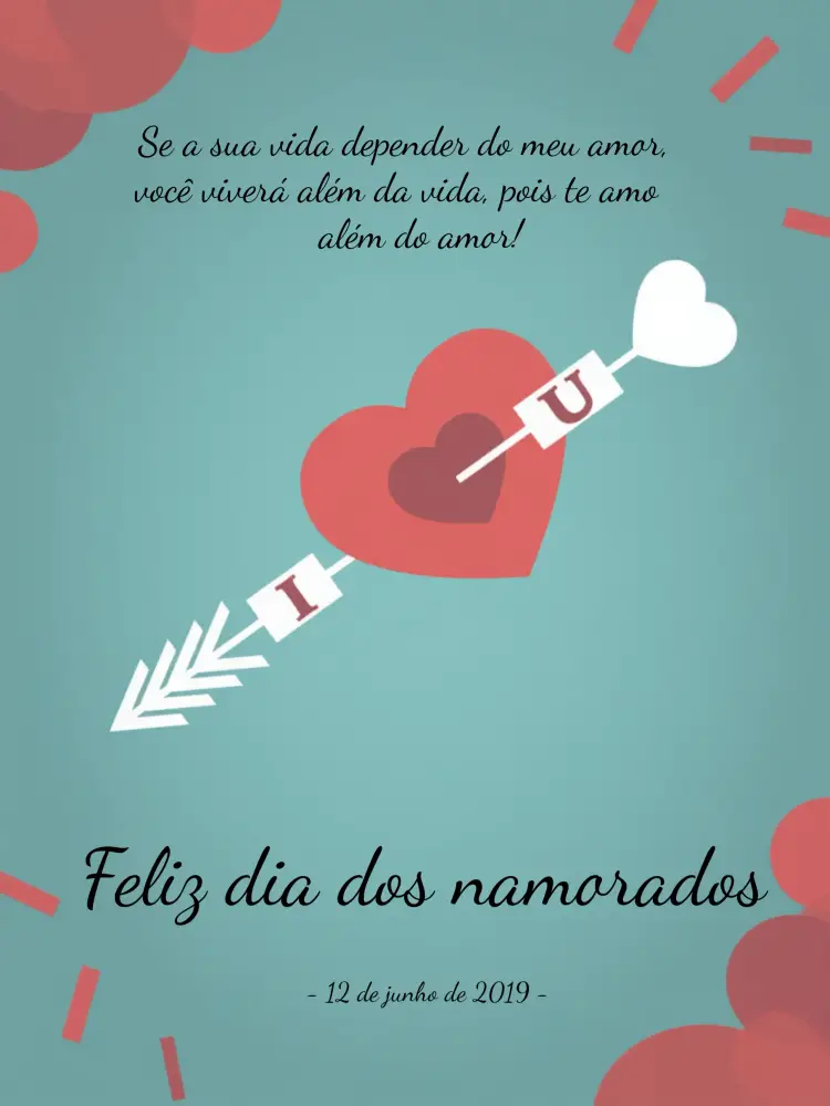 Convite Post Dia Dos Namorados Cartão