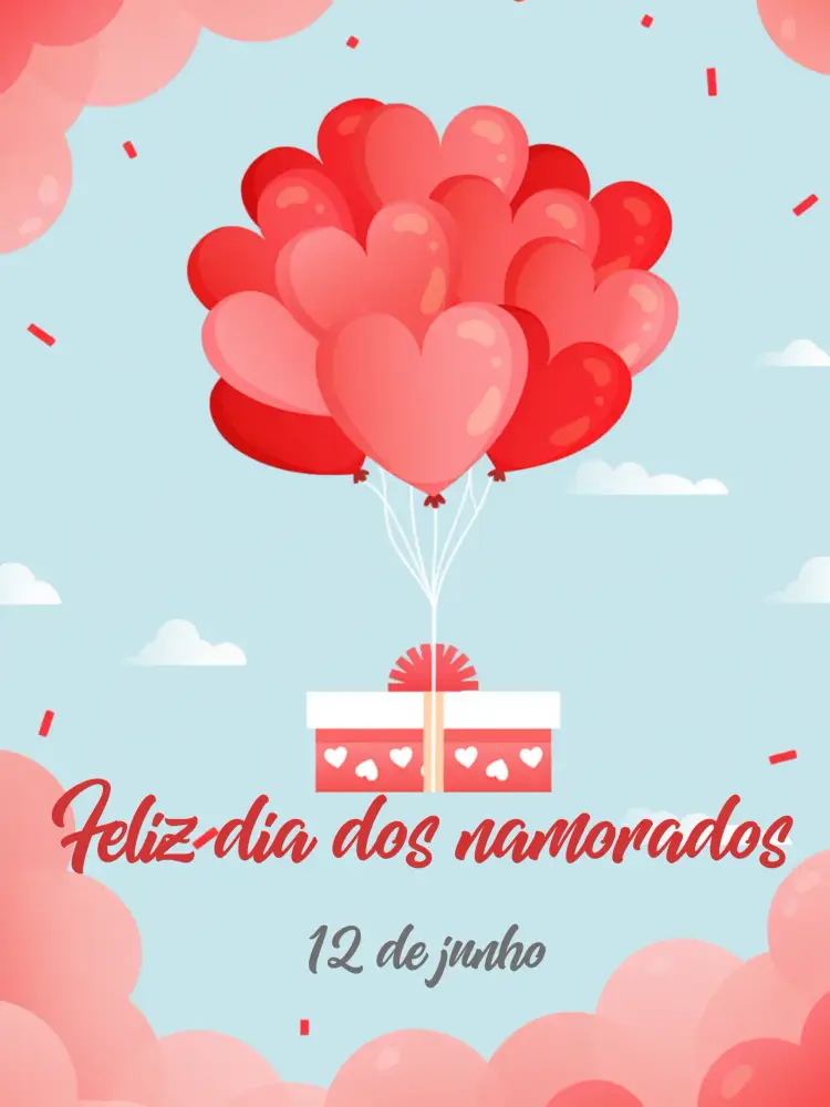Convite Post Dia Dos Namorados Casal