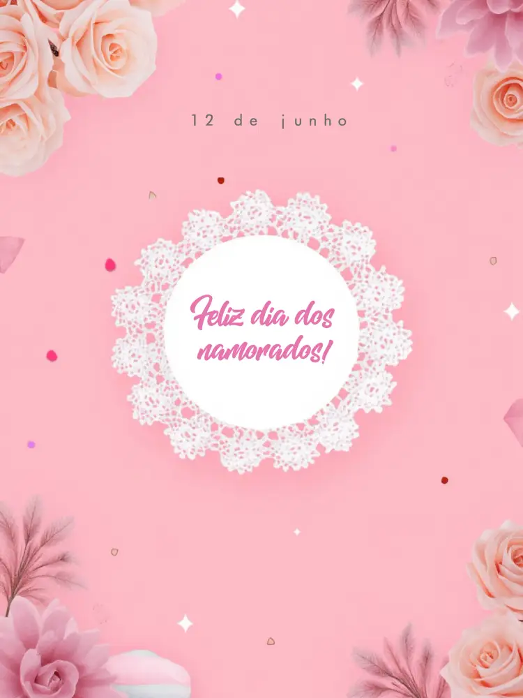 Convite Post Dia Dos Namorados Casal – tema Mais pesquisados romântico, floral, minimalista, moderno, colorido, elegante
